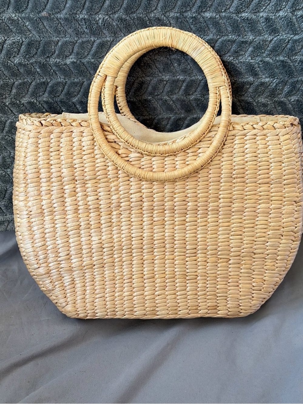 Cappelli Straworld Beige Straw Tote with Multicolor Embroidered Sea Motifs - Picture 2 of 14